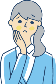 困っている女性